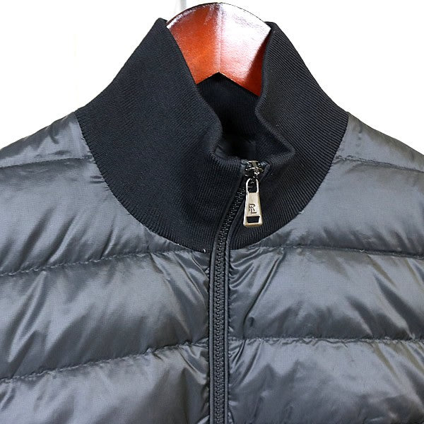 RALPH LAUREN RLX Down Knit Panel Jacket Black Size XS