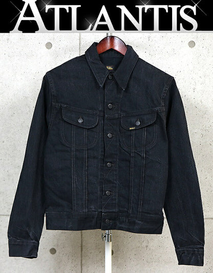 RALPH LARUREN RRL 271-J Denim Jacket Black Size S