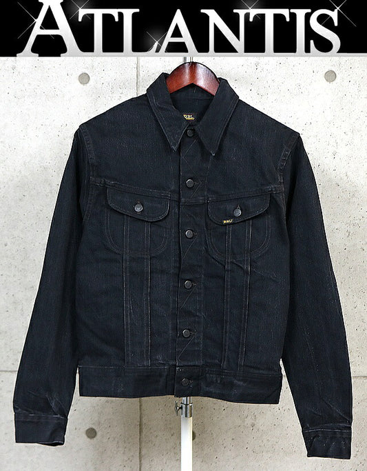 RALPH LARUREN RRL 271-J Denim Jacket Black Size S