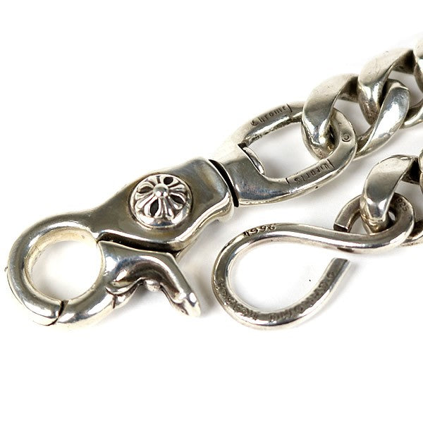 CHROME HEARTS 1-Clip Long Classic Silver 925 Wallet Size ONE SIZE