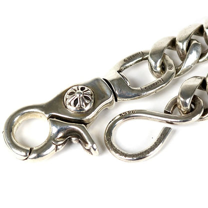 CHROME HEARTS 1-Clip Long Classic Silver 925 Wallet Size ONE SIZE