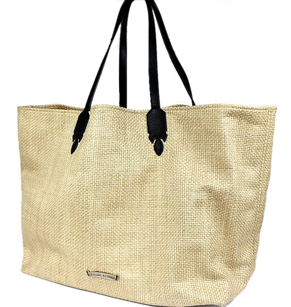 CHROME HEARTS Large CH Plus Beach Bag Beige Size ONE SIZE