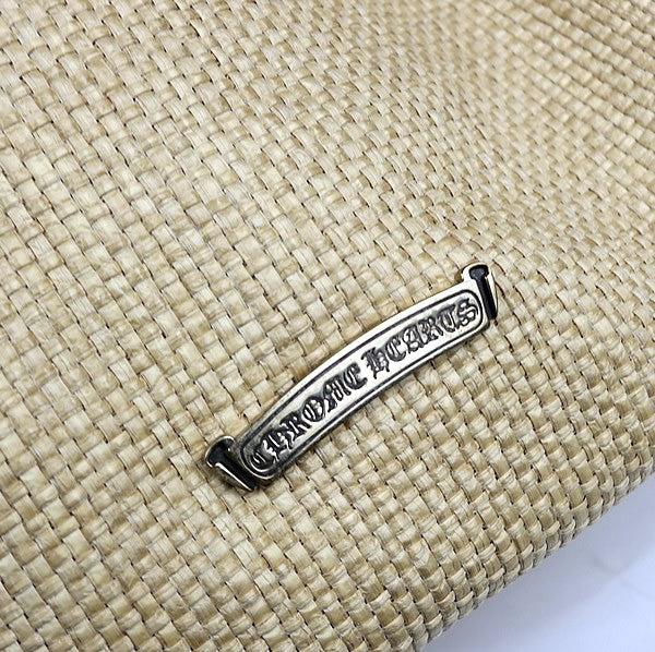 CHROME HEARTS Large CH Plus Beach Bag Beige Size ONE SIZE