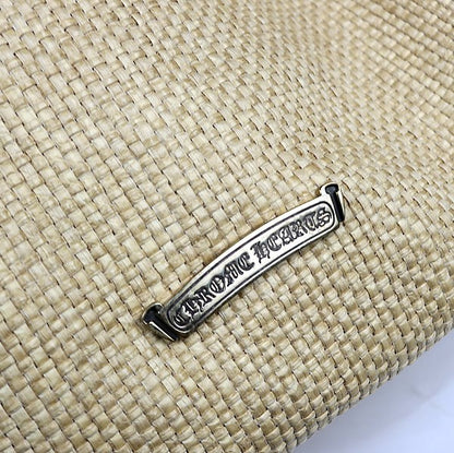 CHROME HEARTS Large CH Plus Beach Bag Beige Size ONE SIZE