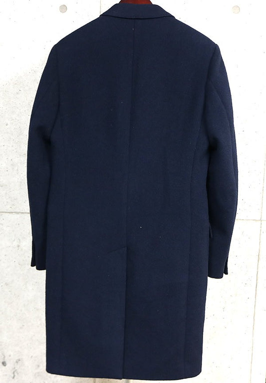 RALPH LARUREN Chesterfield Coat Navy Size S