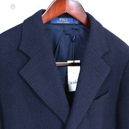 RALPH LARUREN Chesterfield Coat Navy Size S