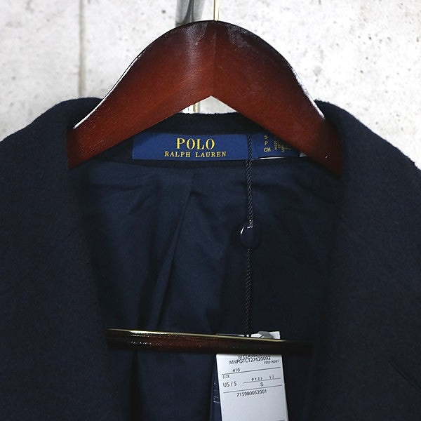 RALPH LARUREN Chesterfield Coat Navy Size S