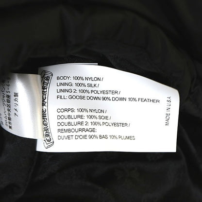CHROME HEARTS Half Dagger Zip Pullover Hoodie Black Size L