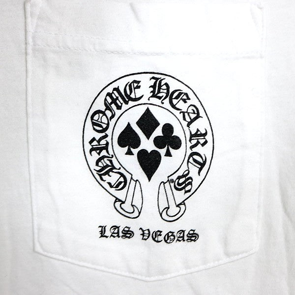 CHROME HEARTS Las Vegas Exclusive T-Shirt White Size S