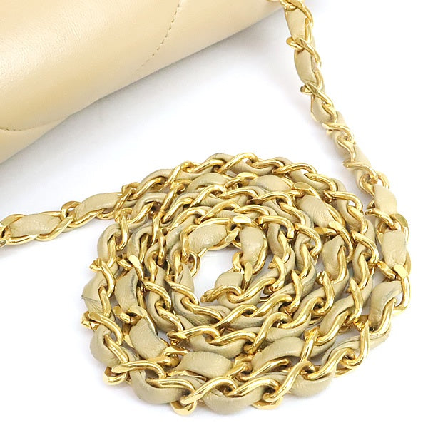 CHANEL Vintage Matelasse Chain Bag Lambskin Size ONE SIZE
