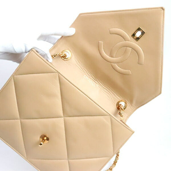 CHANEL Vintage Matelasse Chain Bag Lambskin Size ONE SIZE