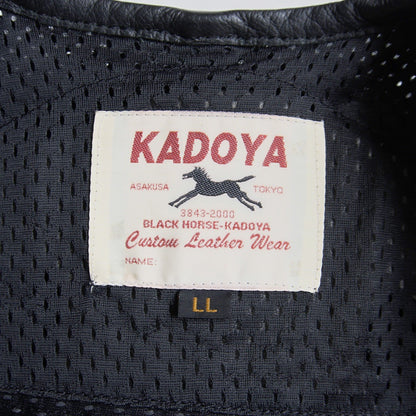 Kadoya Perforated Single Riders Jacket Size LL