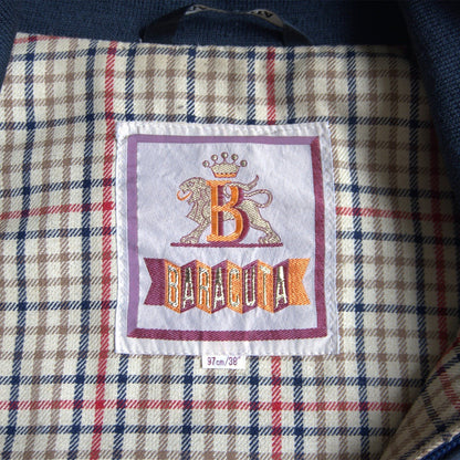 BARACUTA G9 Harrington Jacket Navy Size 38