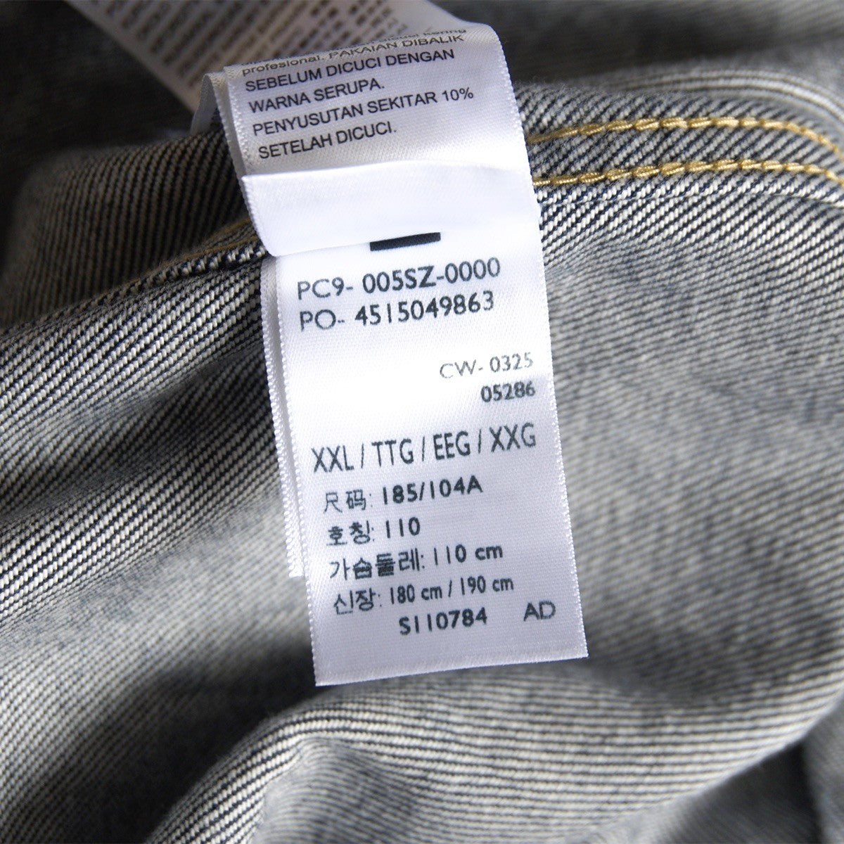 LEVI'S PREMIUM Type I Trucker Jacket Size XXL