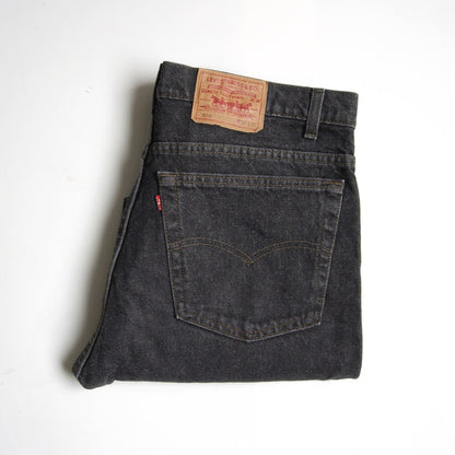 Levi's x wxl 80s Black 505 Denim Jeans Pants Size 38×32