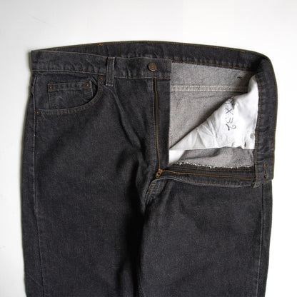 Levi's x wxl 80s Black 505 Denim Jeans Pants Size 38×32