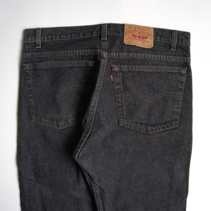 Levi's x wxl 80s Black 505 Denim Jeans Pants Size 38×32