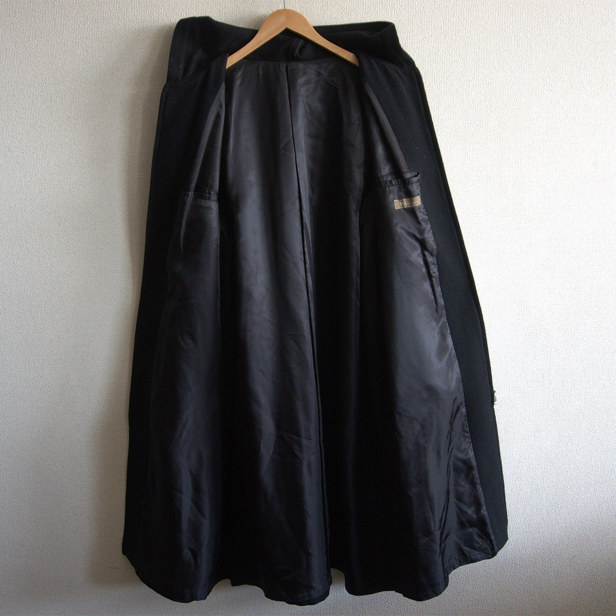 Y's for Men Hooded Wool Long Coat Size XXL
