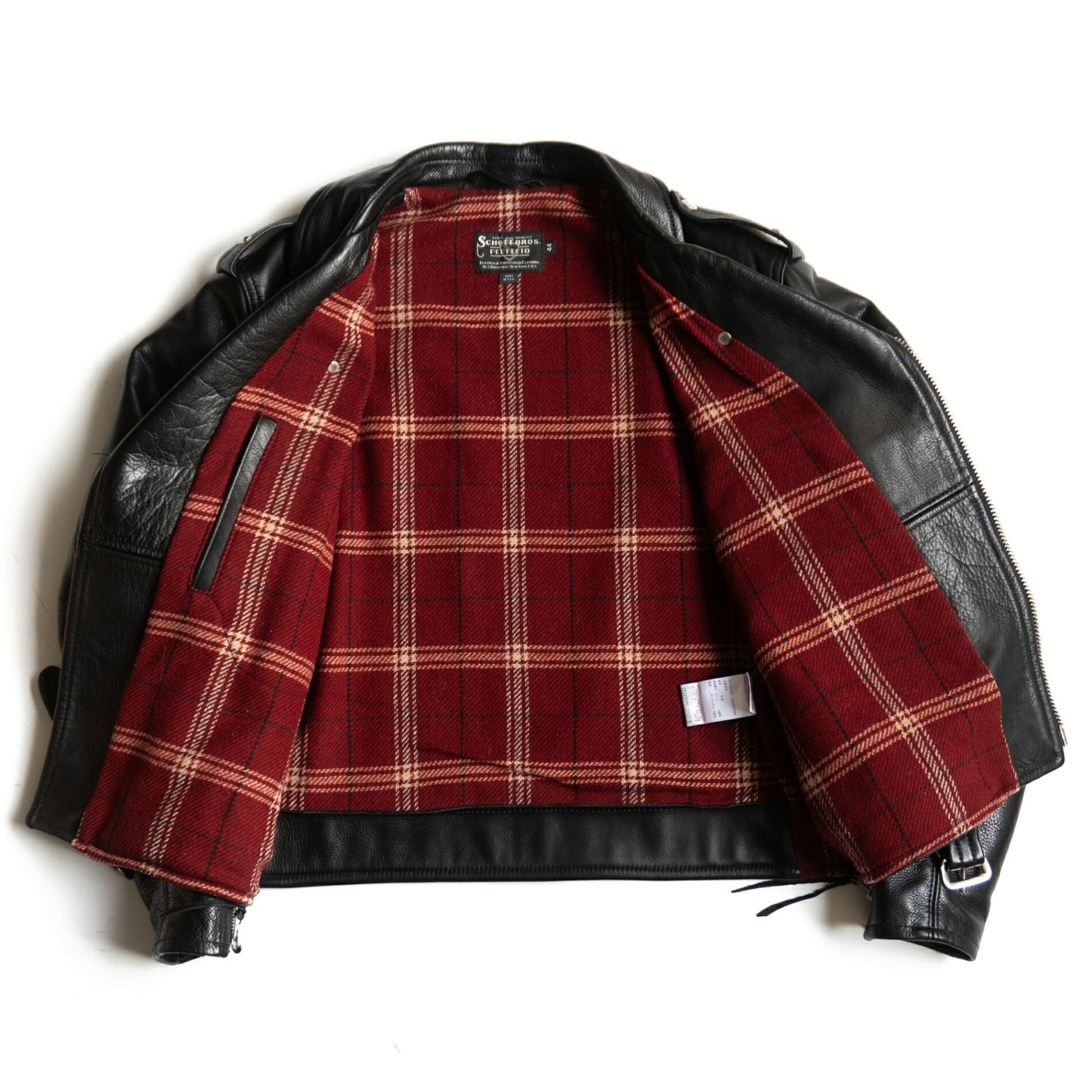 Schott D-Pocket Double Rider Riders Jacket Size 44