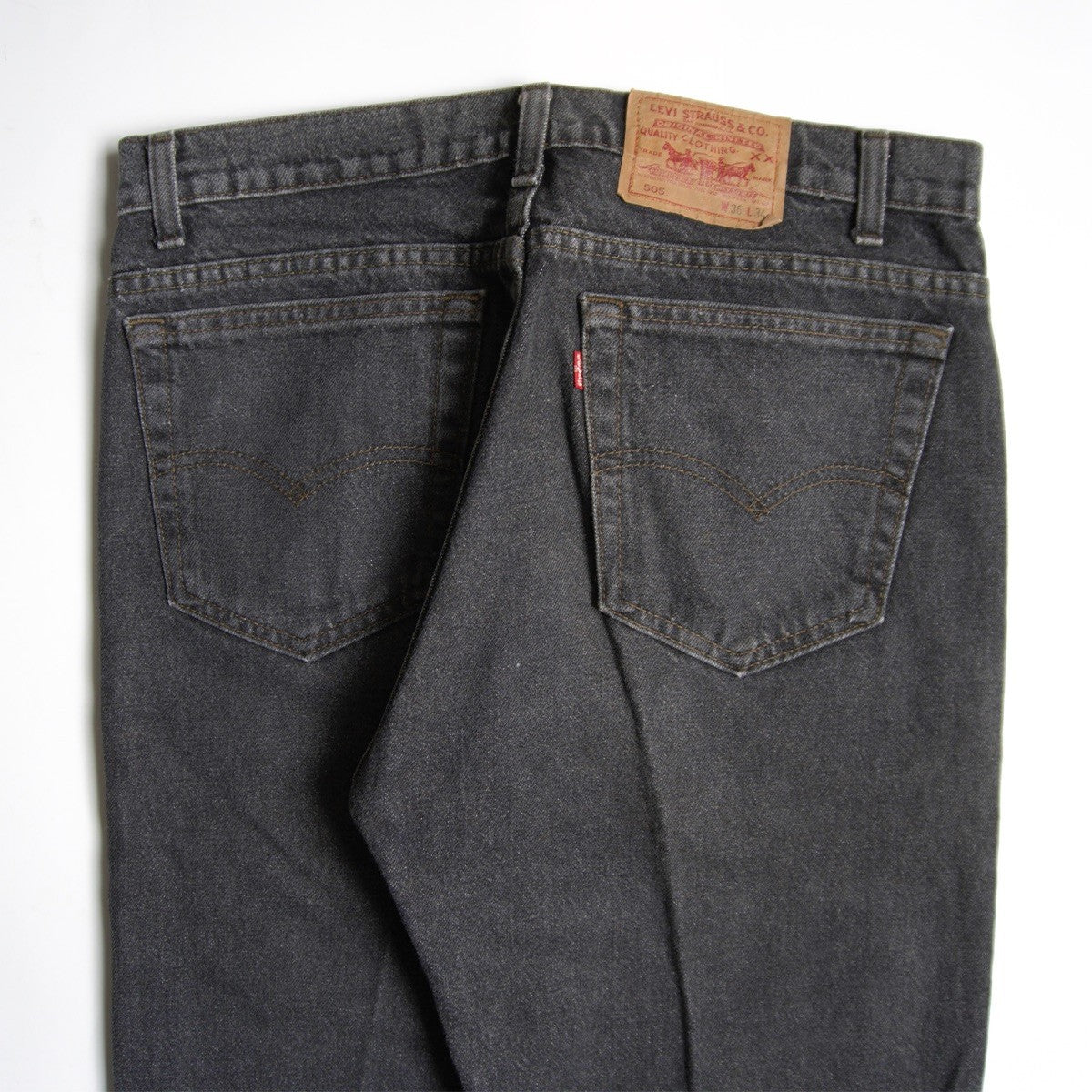 Levi's 80s Black 505s Denim Pants Size 36×34