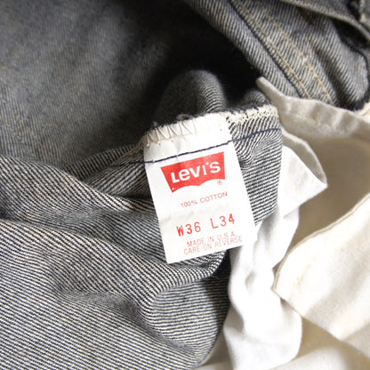 Levi's 80s Black 505s Denim Pants Size 36×34