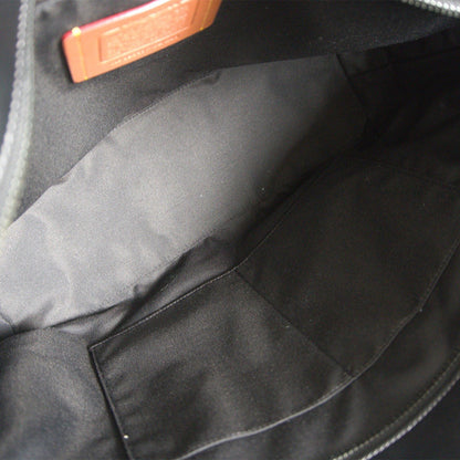 Coach 2-Way Leather Tote Bag Black