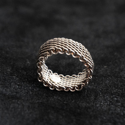 TIFFANY Somerset Silver 925 Ring Size ONE SIZE