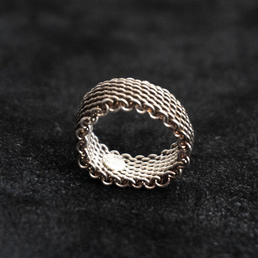TIFFANY Somerset Silver 925 Ring Size ONE SIZE