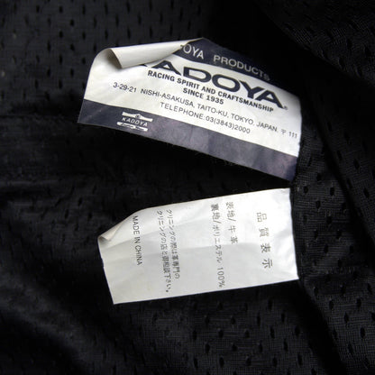 Kadoya Perforated Single Riders Jacket Size LL