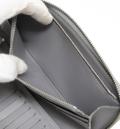 Louis Vuitton Zippy Vertical Wallet Silver Size ONE SIZE