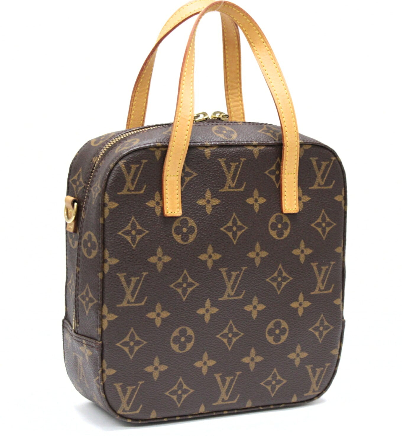 LOUIS VUITTON Spontini 2WAY Monogram Bag Brown Size ONE SIZE