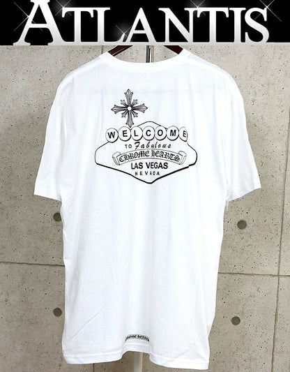 CHROME HEARTS Las Vegas Exclusive T-Shirt White Size XXL
