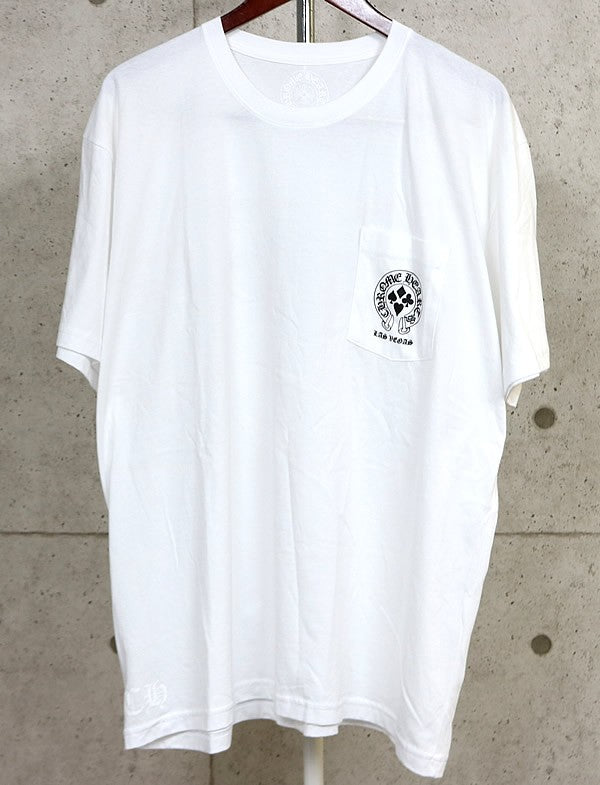 CHROME HEARTS Las Vegas Exclusive T-Shirt White Size XXL