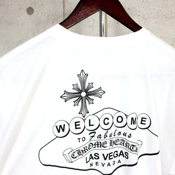 CHROME HEARTS Las Vegas Exclusive T-Shirt White Size XXL