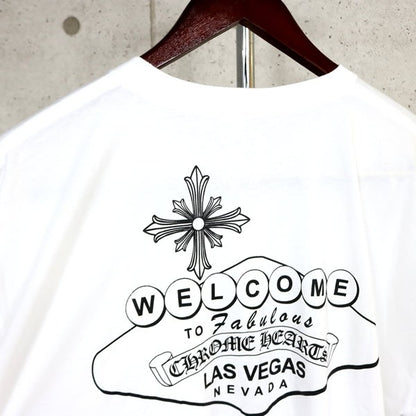 CHROME HEARTS Las Vegas Exclusive T-Shirt White Size XXL