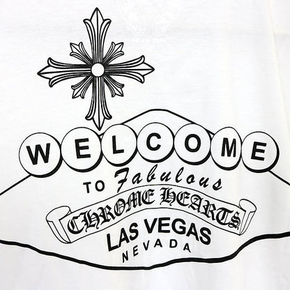 CHROME HEARTS Las Vegas Exclusive T-Shirt White Size XXL