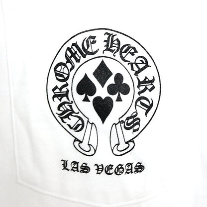 CHROME HEARTS Las Vegas Exclusive T-Shirt White Size XXL