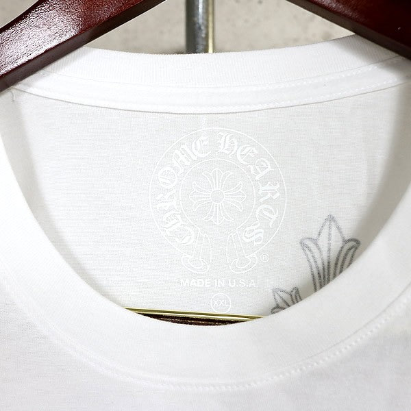 CHROME HEARTS Las Vegas Exclusive T-Shirt White Size XXL