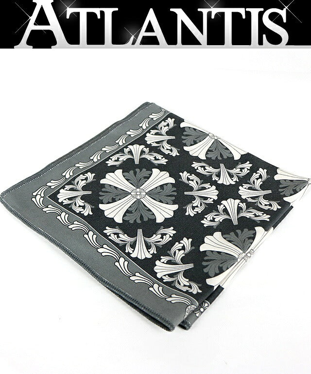 CHROME HEARTS Cross Print Glasses Cloth Black Size ONE SIZE