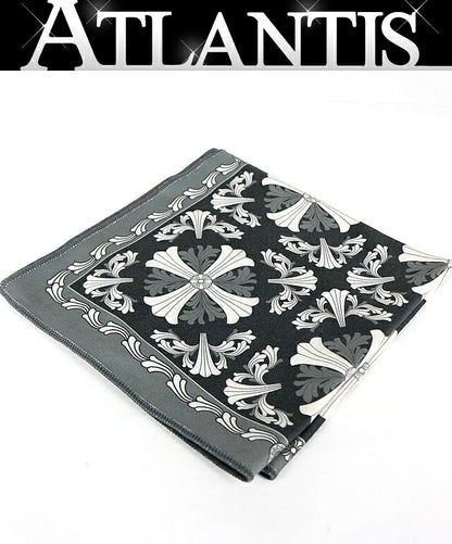 CHROME HEARTS Cross Print Glasses Cloth Black Size ONE SIZE