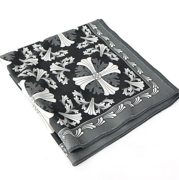 CHROME HEARTS Cross Print Glasses Cloth Black Size ONE SIZE