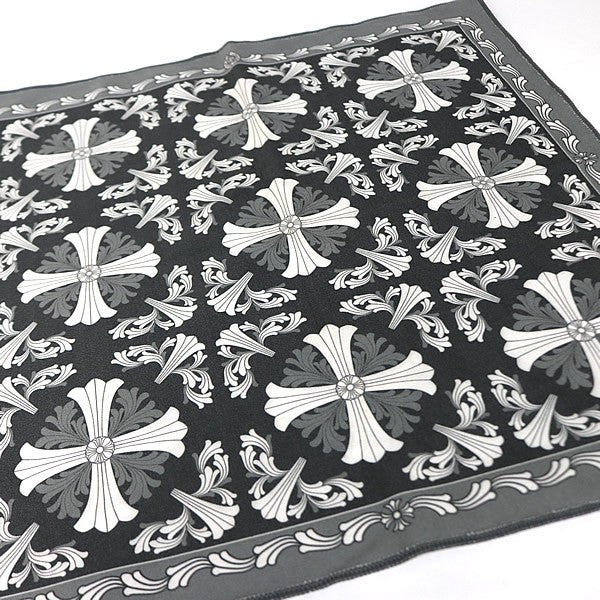 CHROME HEARTS Cross Print Glasses Cloth Black Size ONE SIZE
