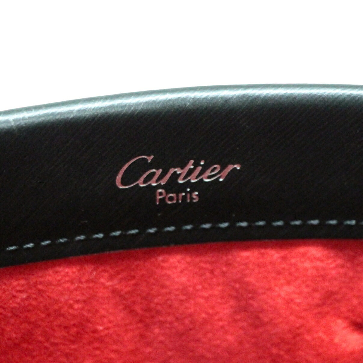 Cartier Trinity Small Leather Handbag Black Size ONE SIZE