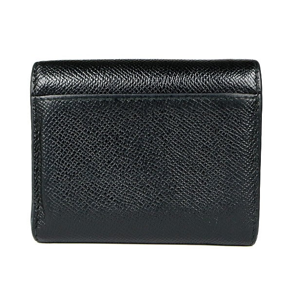 Maison Margiela Tri-fold Leather Wallet Black Size ONE SIZE