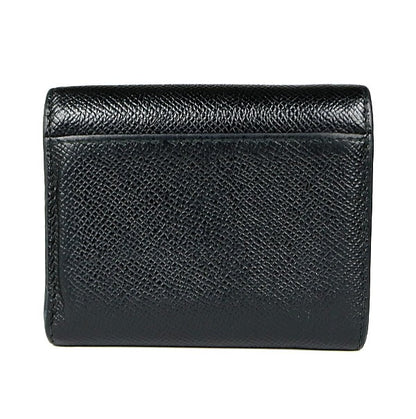 Maison Margiela Tri-fold Leather Wallet Black Size ONE SIZE