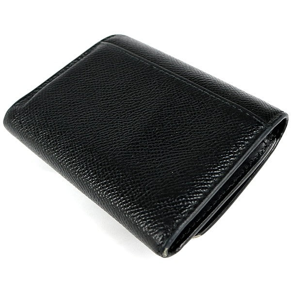 Maison Margiela Tri-fold Leather Wallet Black Size ONE SIZE