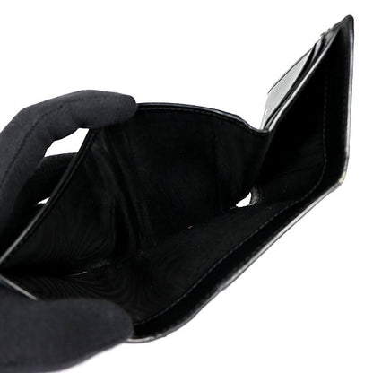 Maison Margiela Tri-fold Leather Wallet Black Size ONE SIZE