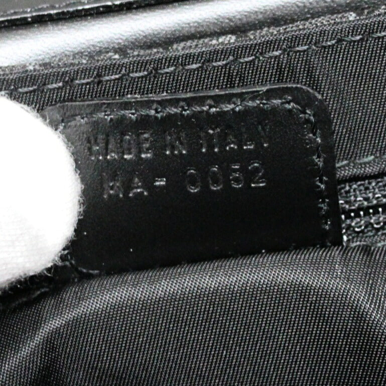 Christian Dior Trotter Street Canvas Black Shoulder Bag Size ONE SIZE
