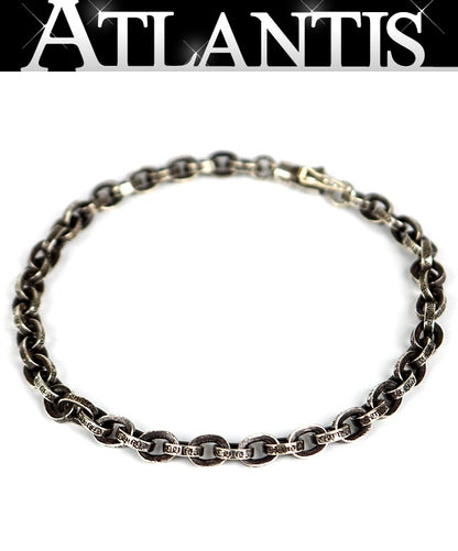 CHROME HEARTS Paper Chain 8 Silver Bracelet Size ONE SIZE