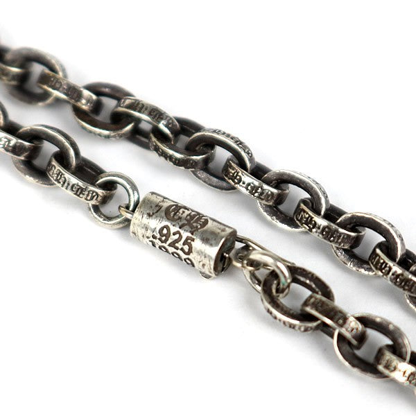 CHROME HEARTS Paper Chain 8 Silver Bracelet Size ONE SIZE